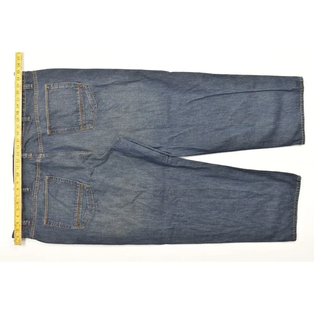 The Foundry Supply Co Men Jeans 50x30 Blue Regular Fit Straight Leg 100% Cotton